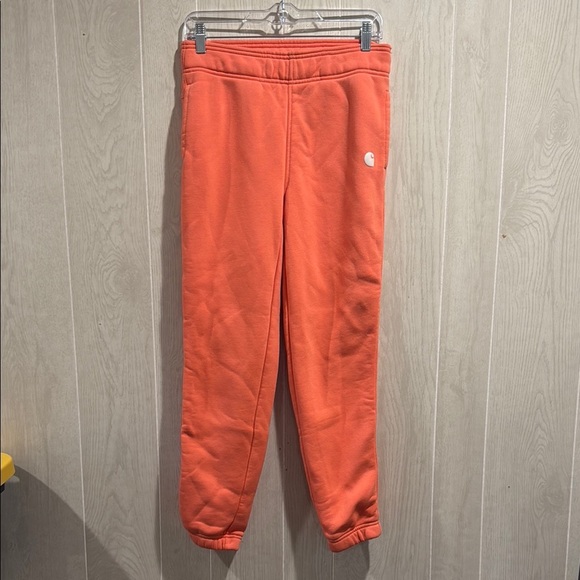 Carhartt Orange Joggerd with Elastic Waistband, Soft and Stretchy - Picture 1 of 7